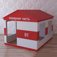 Детский игровой домик «Пожарная служба» - fgospostavki.ru - Омск