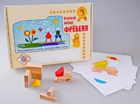 Игровой набор Фребеля "Конструктор деревянный без соединений-1" (Серия "Эксперимент") - fgospostavki.ru - Омск