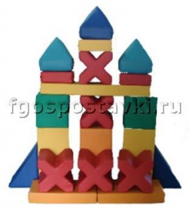 Мягкий модуль-конструктор "Башня" (21 элемент) - fgospostavki.ru - Омск