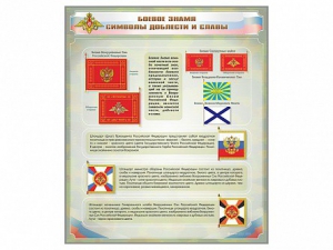 Стенд "Боевое знамя. Символы доблести и славы" - fgospostavki.ru - Омск