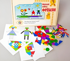 Игровой набор Фребеля "Конструктор плоскостной-4" (Серия "Эксперимент") - fgospostavki.ru - Омск