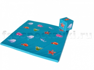 Игровой мат "Море" с кубиком - fgospostavki.ru - Омск