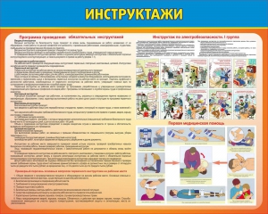 Стенд "Инструктажи" - fgospostavki.ru - Омск