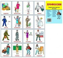 Раздаточные карточки "Профессии" - fgospostavki.ru - Омск