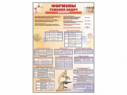 Стенд "Формулы для решения задач по химии" - fgospostavki.ru - Омск