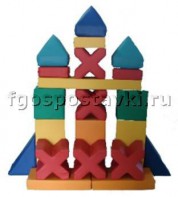 Мягкий модуль-конструктор "Башня" (21 элемент) - fgospostavki.ru - Омск