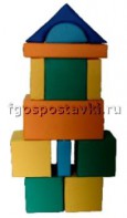 Мягкий модуль-конструктор "Городок" (12 элементов) - fgospostavki.ru - Омск