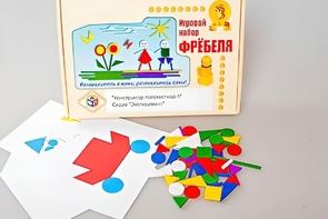 Игровой набор Фребеля "Конструктор плоскостной-1" (Серия "Эксперимент") - fgospostavki.ru - Омск