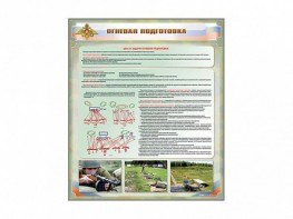 Стенд "Огневая подготовка" Вариант 1 - fgospostavki.ru - Омск