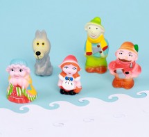 Набор резиновых игрушек «Красная шапочка» - fgospostavki.ru - Омск