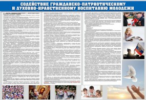 Стенд "Содействие гражданско-патриотическому и духовно-нравственному воспитанию молодежи" - fgospostavki.ru - Омск
