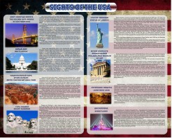 Стенд "Достопримечательности США" Вариант 2 - fgospostavki.ru - Омск