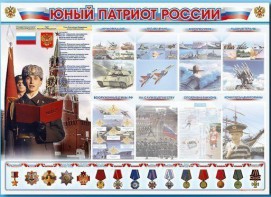 Стенд-уголок "Юный патриот России" - fgospostavki.ru - Омск