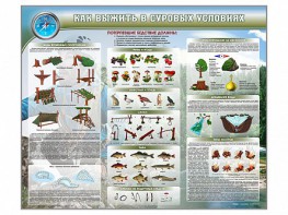 Стенд "Как выжить в суровых условиях" - fgospostavki.ru - Омск