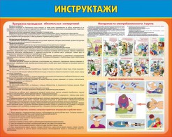 Стенд "Инструктажи" - fgospostavki.ru - Омск