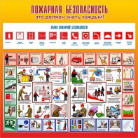 Стенд "Пожарная безопасность" Вариант 3 - fgospostavki.ru - Омск