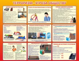 Стенд "Терроризм - угроза обществу" - fgospostavki.ru - Омск