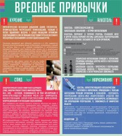 Стенд "Вредные привычки" - fgospostavki.ru - Омск