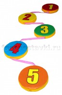 Дорожка "Змейка-шагайка-геометрическая" с цифрами - fgospostavki.ru - Омск